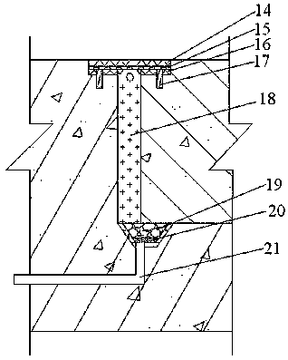 Water drainage and storage concrete pavement structure and construction method
