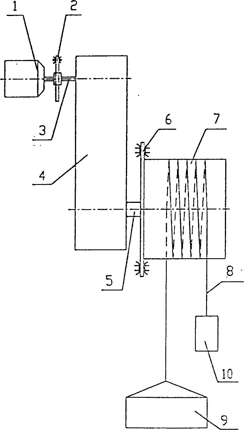 Method of eliminating driving gap and resilient deform in heavy load gearbox