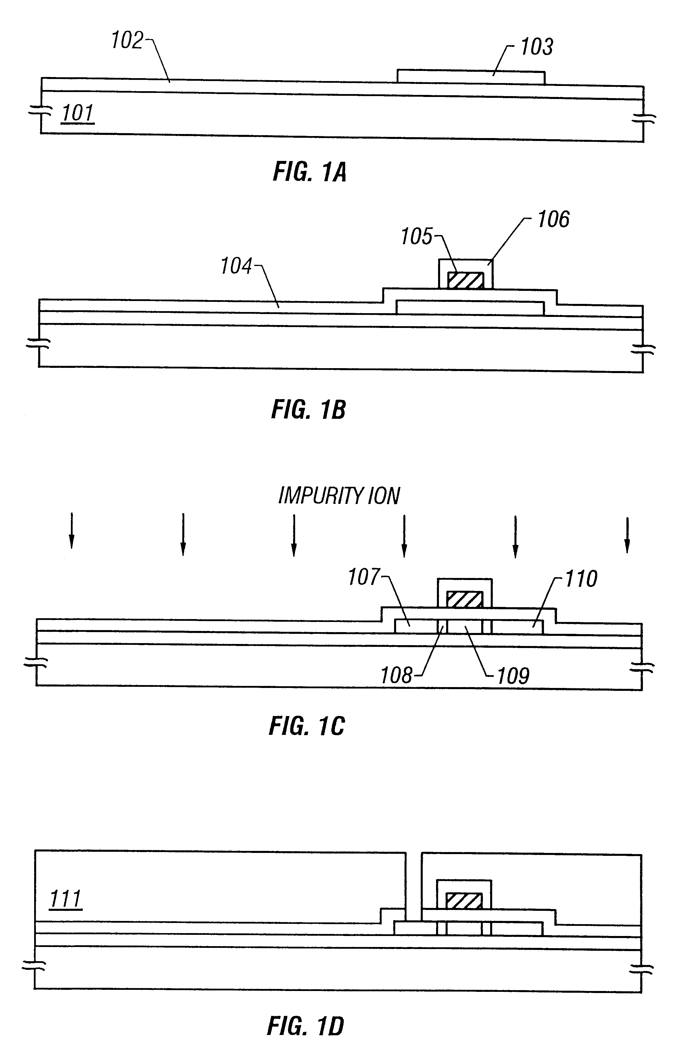 Thin film transister semiconductor devices