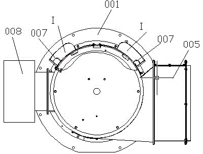 Multi-air path-structure collector ring ventilating and cooling device of doubly-fed wind generator