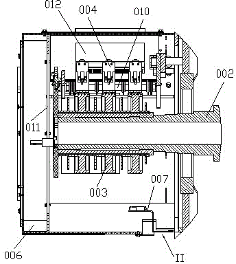 Multi-air path-structure collector ring ventilating and cooling device of doubly-fed wind generator