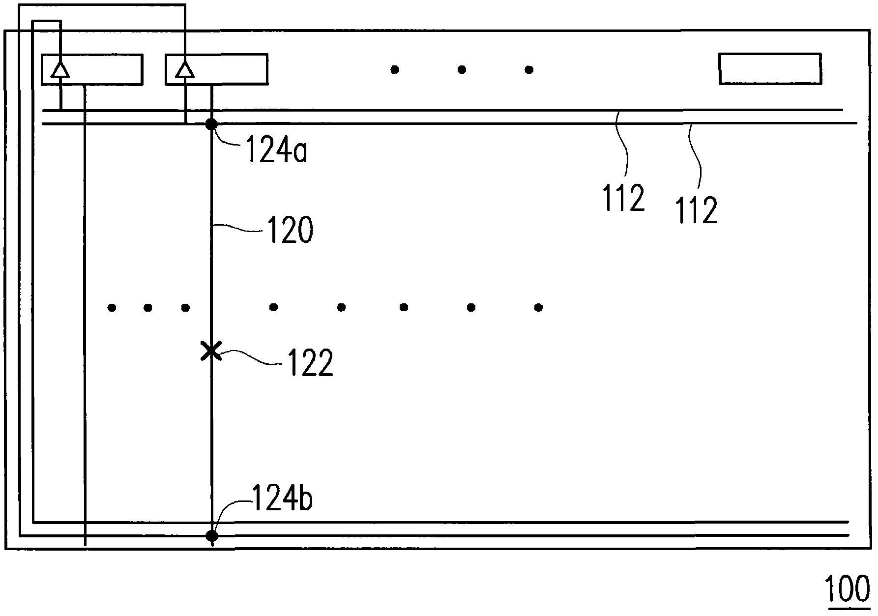 Line repairing structure, repairing method and liquid crystal display panel