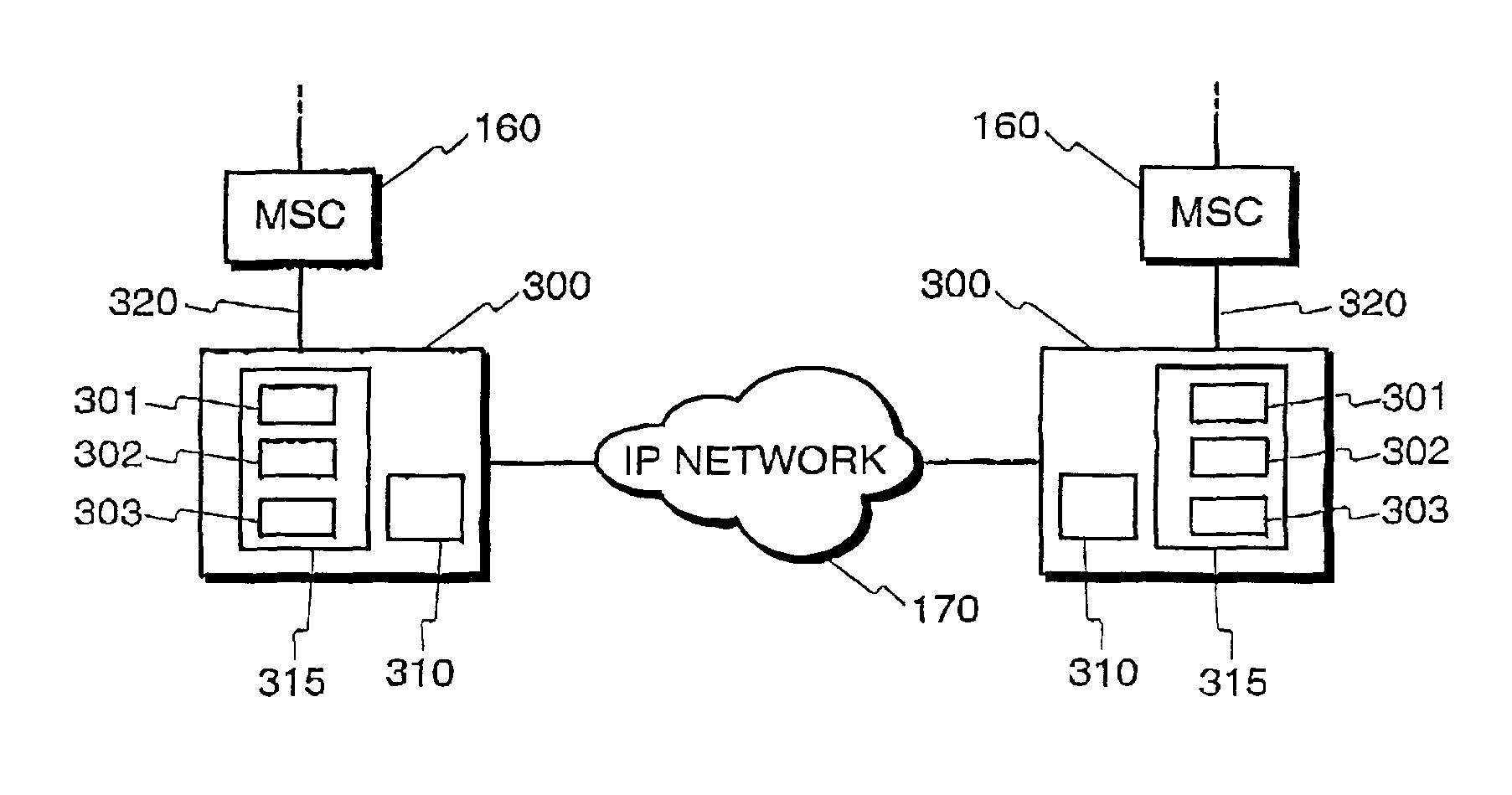 Data transmission method and a network element