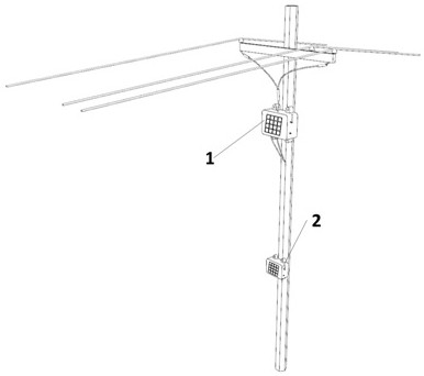 Power transmission tower state automatic monitoring system