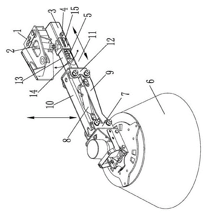 A cleaning device for a sanitation vehicle