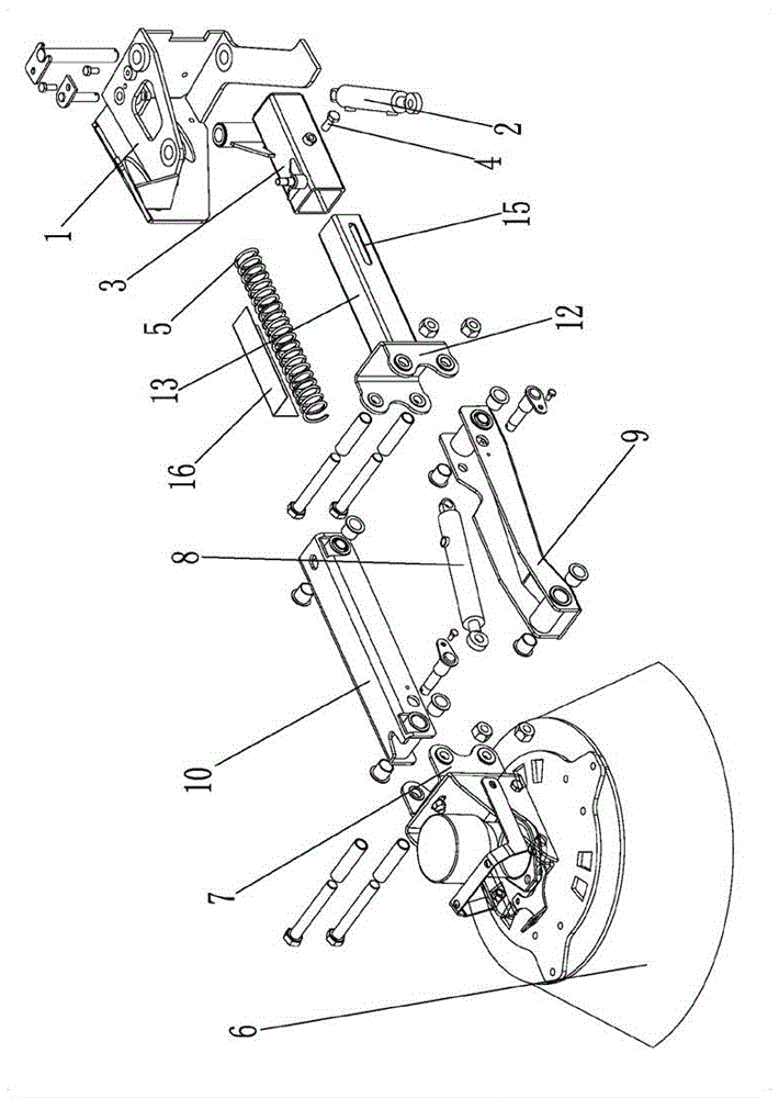 A cleaning device for a sanitation vehicle