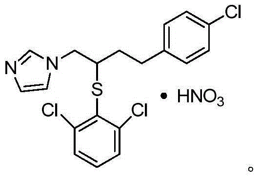 Method for industrially synthesizing butoconazole nitrate intermediate