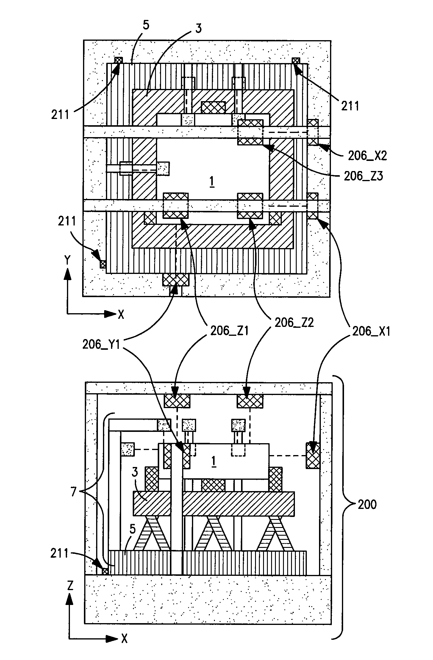 Optical element positioning apparatus, projection optical system and exposure apparatus