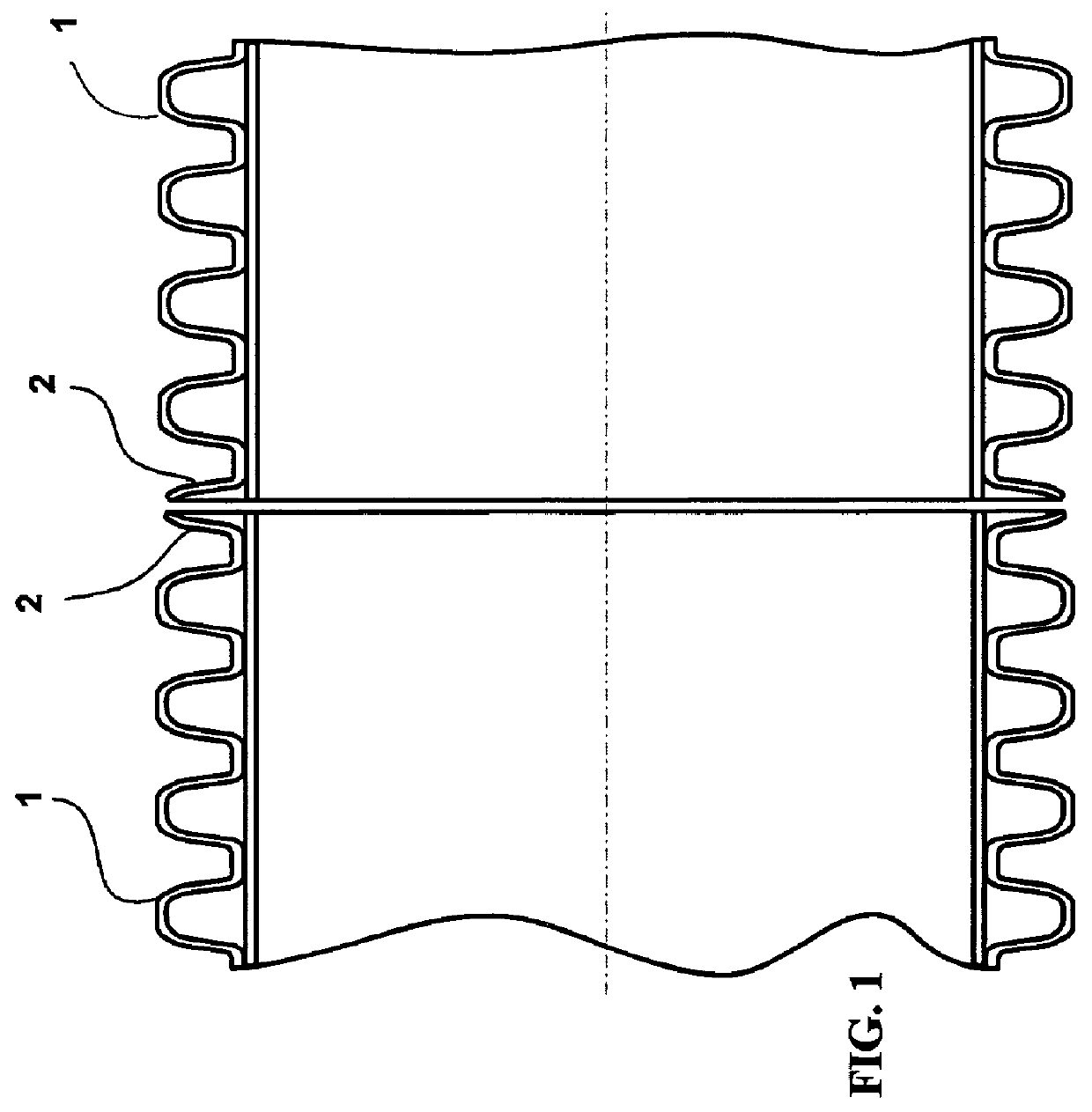 Corrugated plastic pipe sections having flanged ends and structurally tight joints thereof