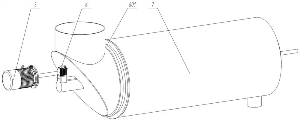 Anti-caking raw material pre-wetting device suitable for biotechnology