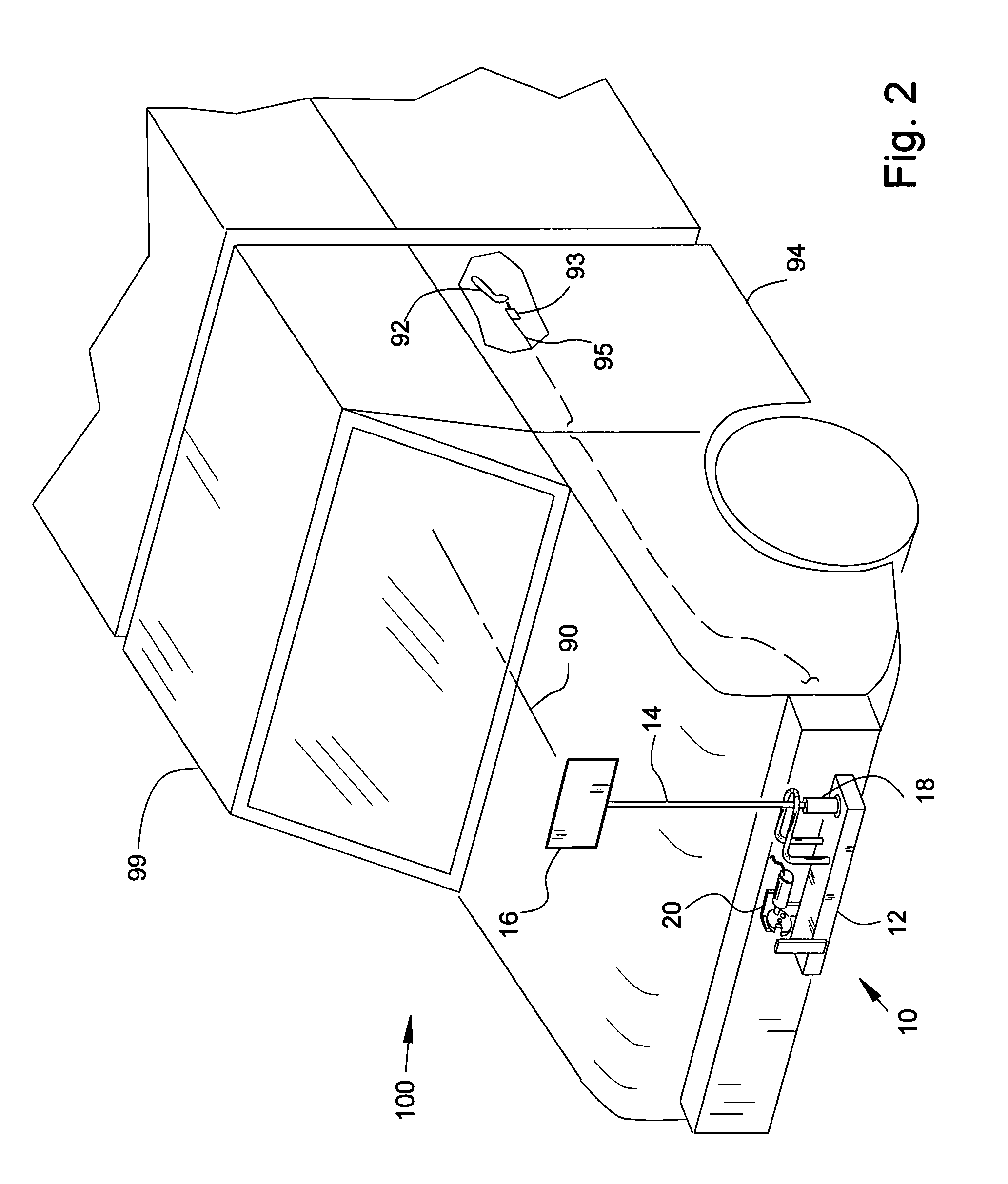 Vehicle operator safety signal