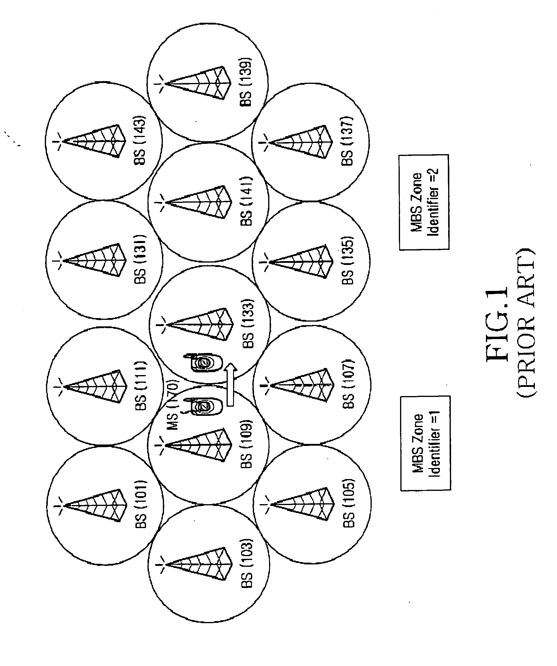 System and method for providing broadcast service in a mobile communication system