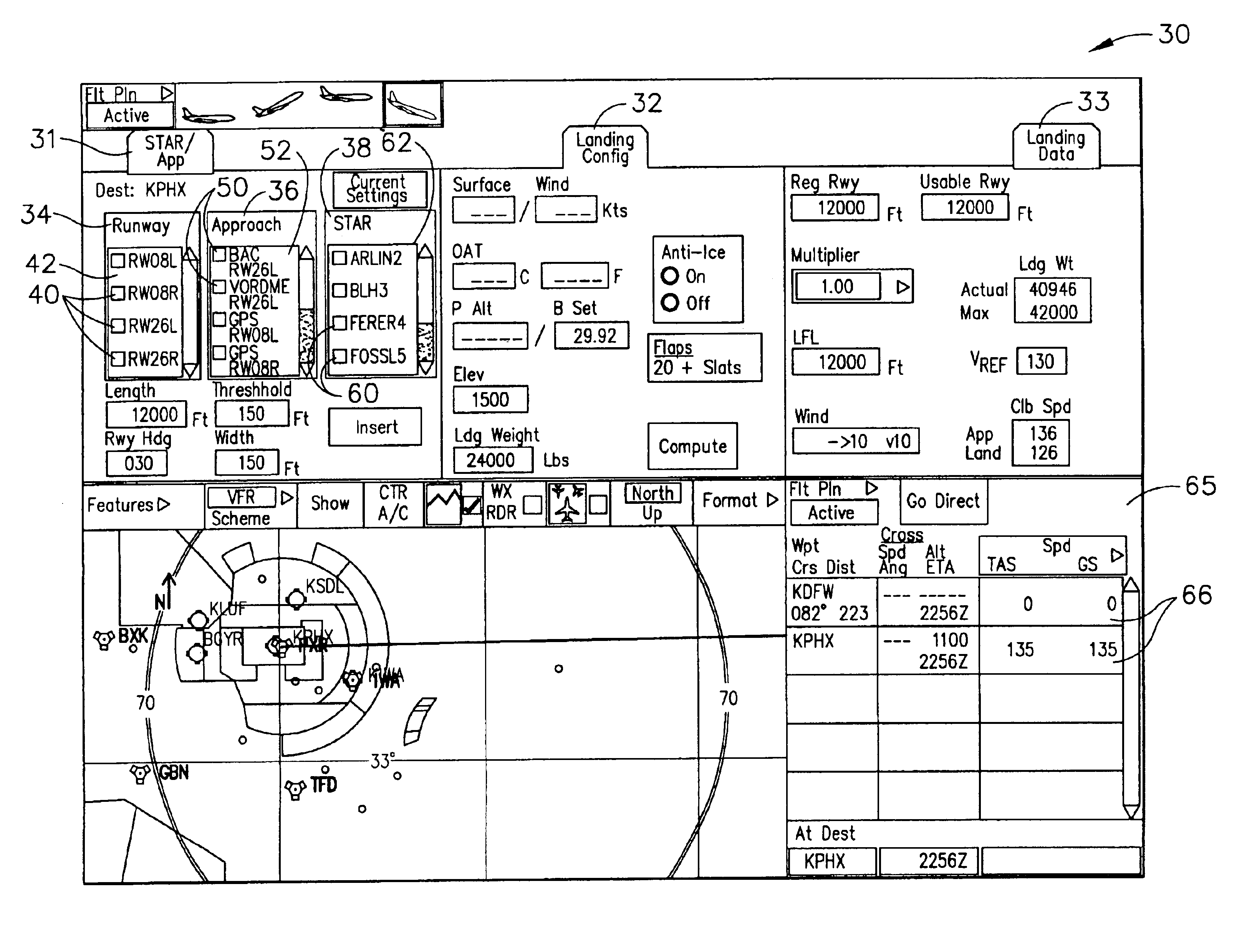 System for selecting and displaying flight management system procedures