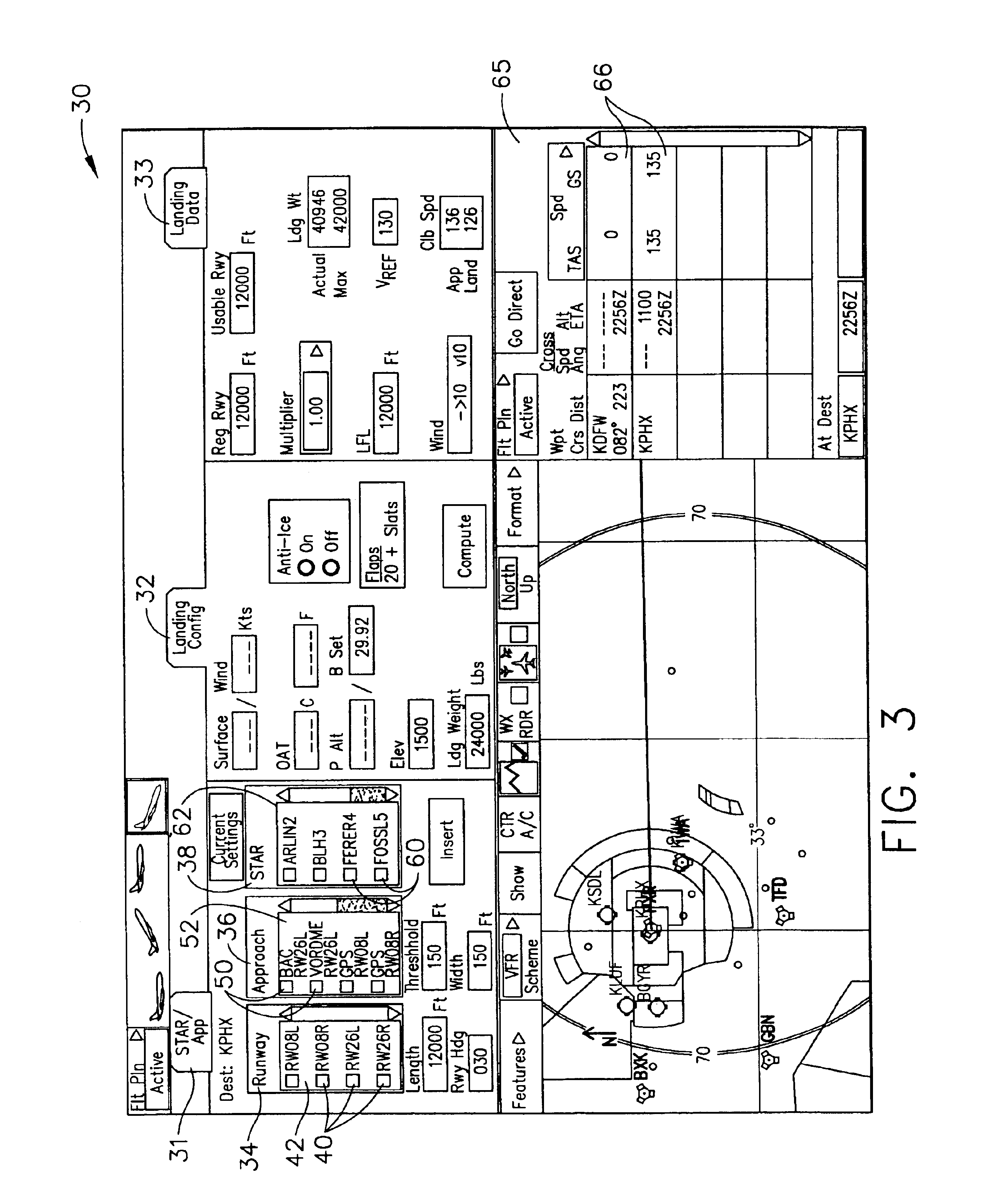 System for selecting and displaying flight management system procedures