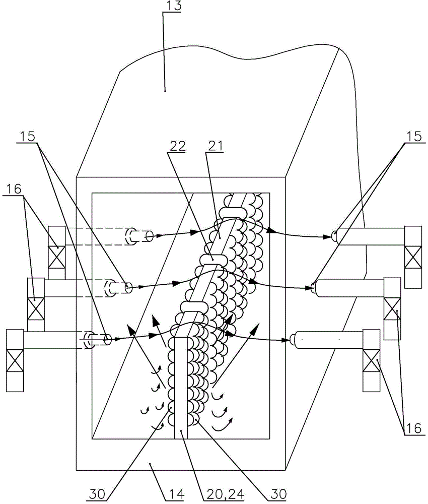 Regenerative industrial furnace and convection radiation wall thereof