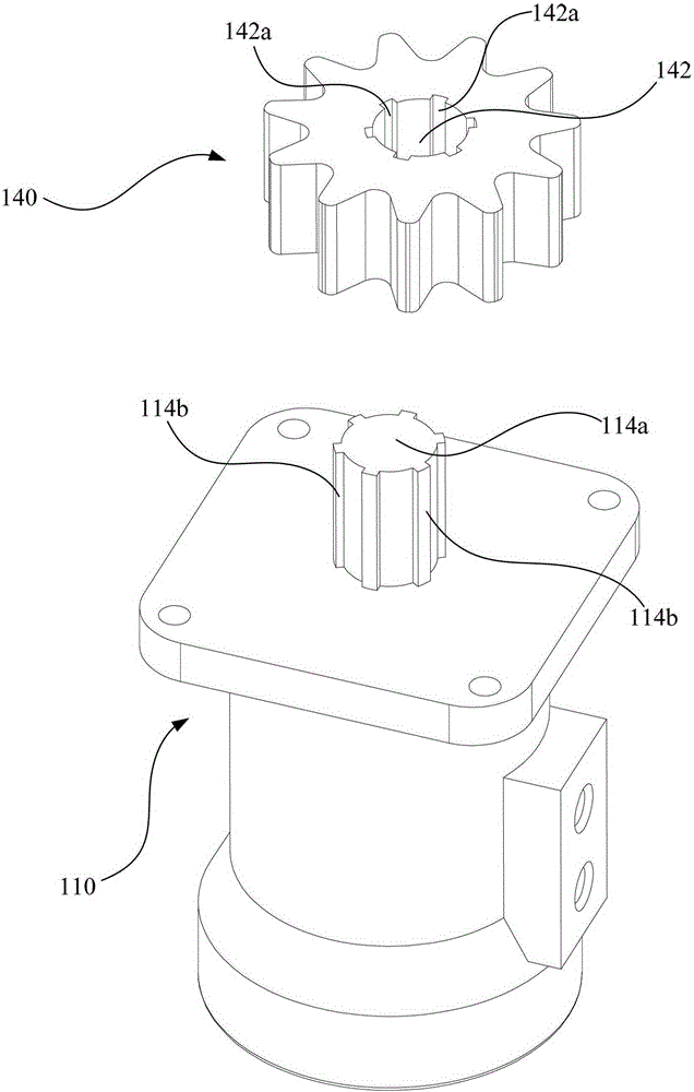 Rotating structure of lamps and lanterns for lighting vehicles