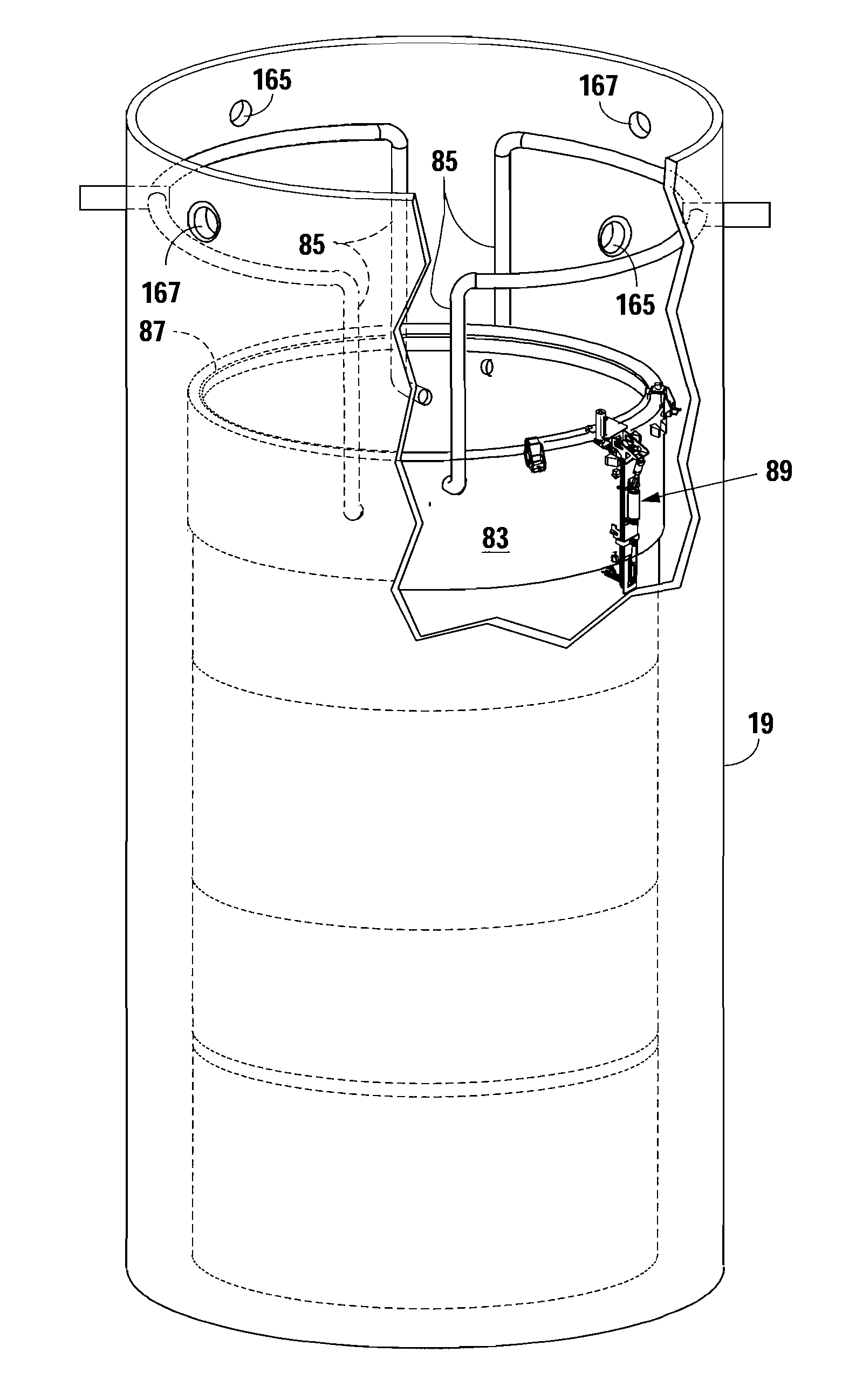 Method and apparatus of inspecting the upper core shroud of a nuclear reactor vessel