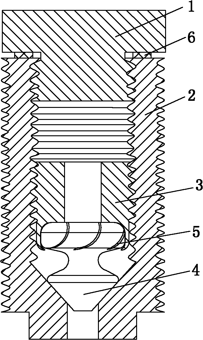 Double-seal internally-closed thimble vacuum valve