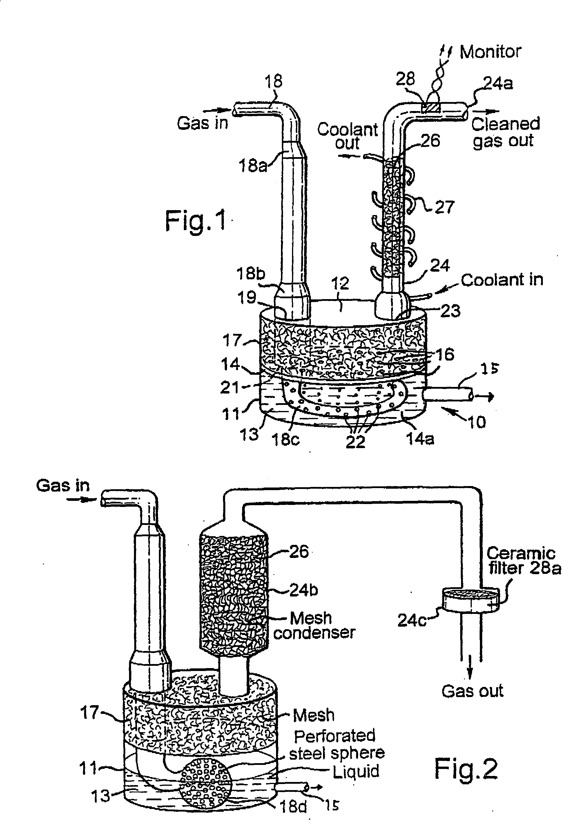 Method and apparatus for removing sulfur components