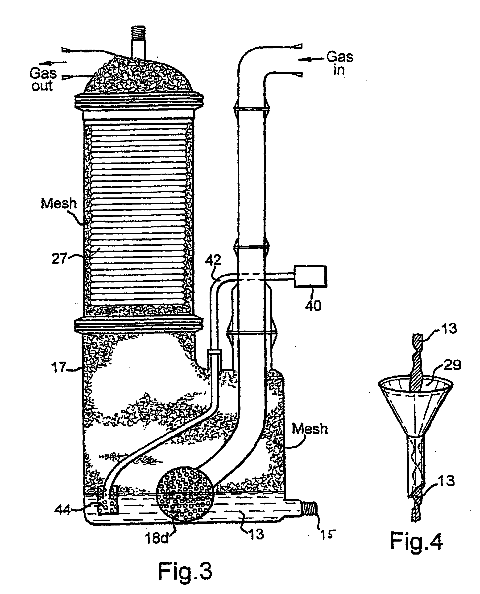 Method and apparatus for removing sulfur components