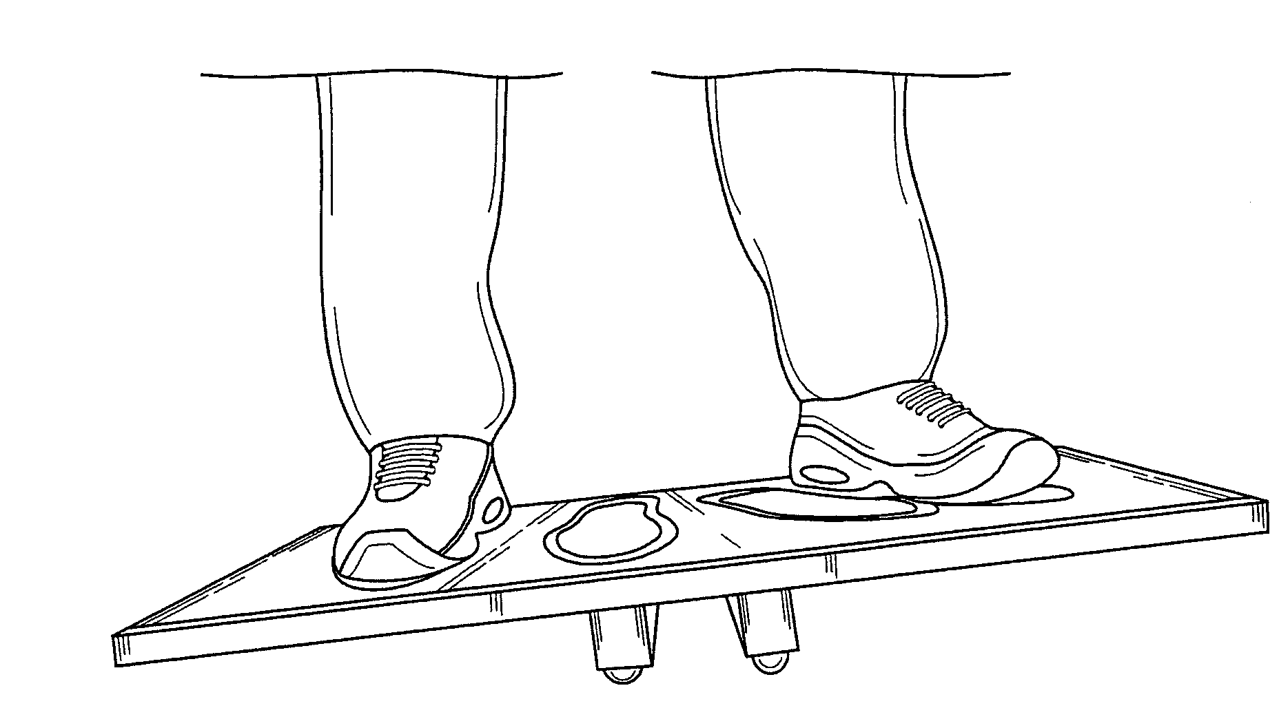 Golf swing power shift board