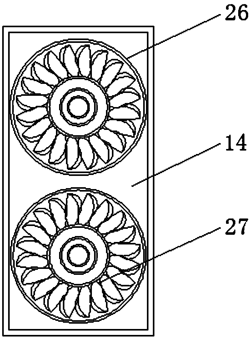 Pump-turbine with shock absorption structure