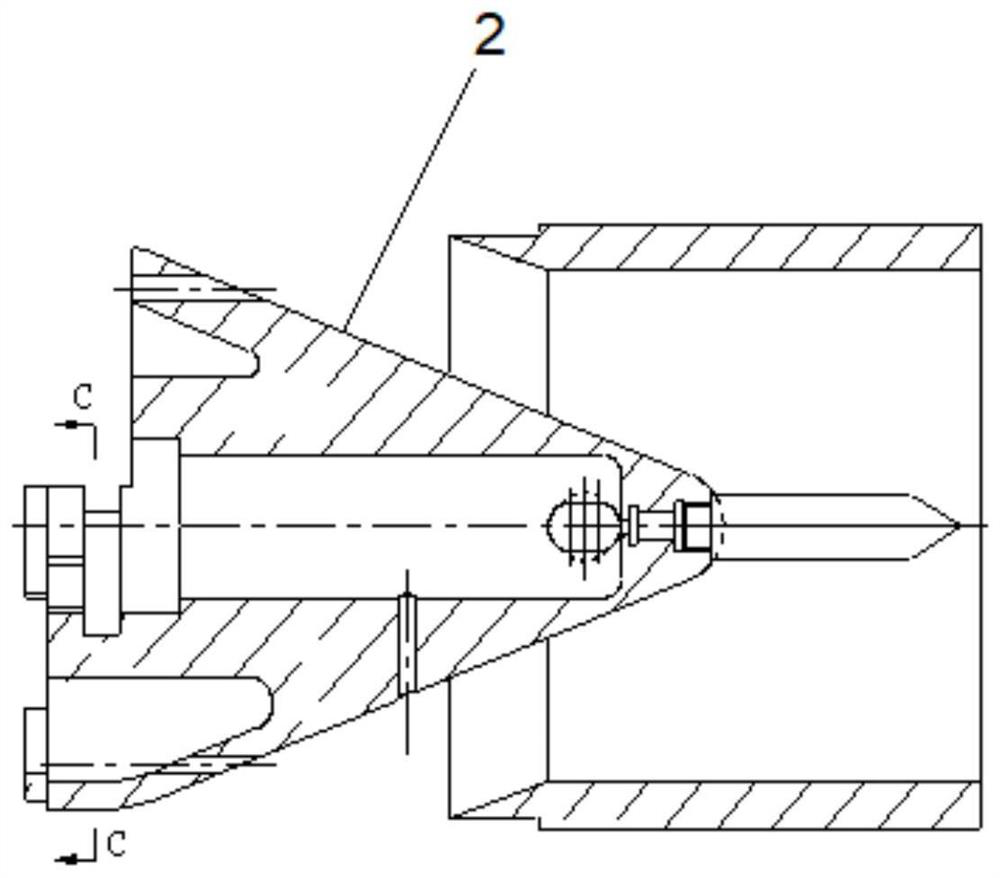 Detachable axial-flow type check valve normally-open structure