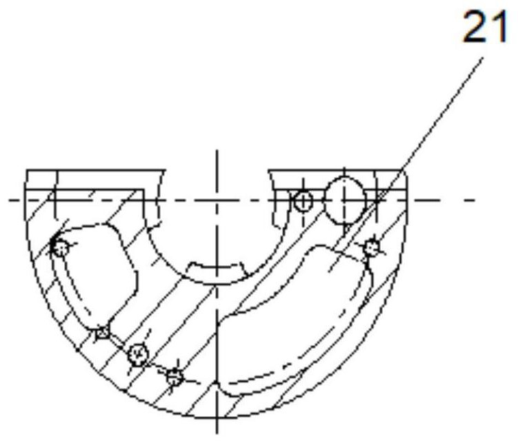 Detachable axial-flow type check valve normally-open structure