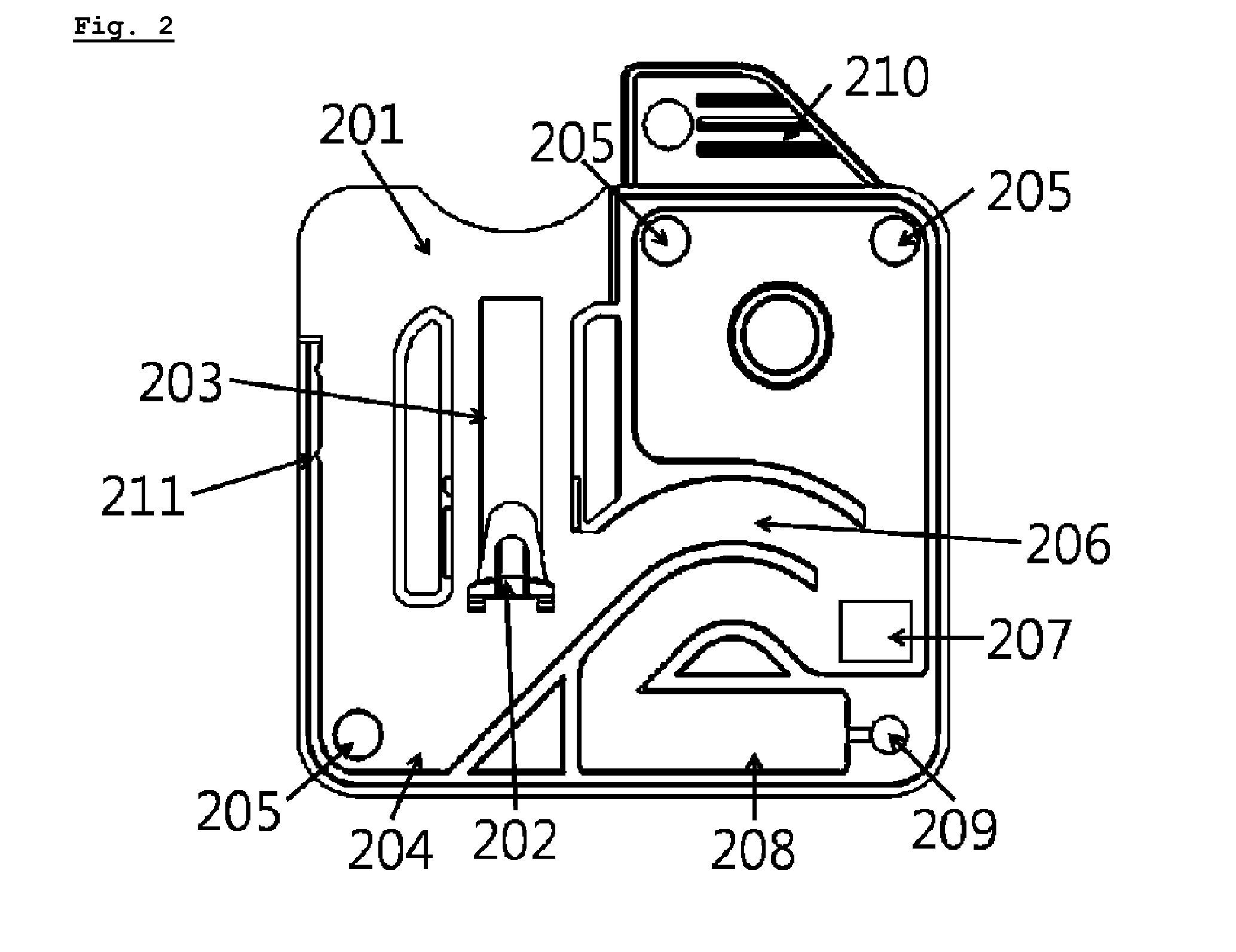 Biochemical analysis cartridge having improved operability