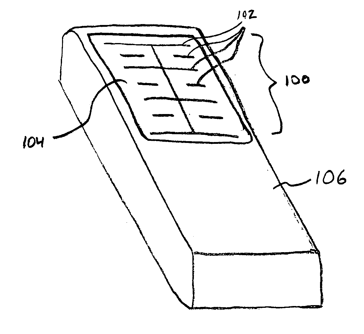 Single-layer touchpad having touch zones