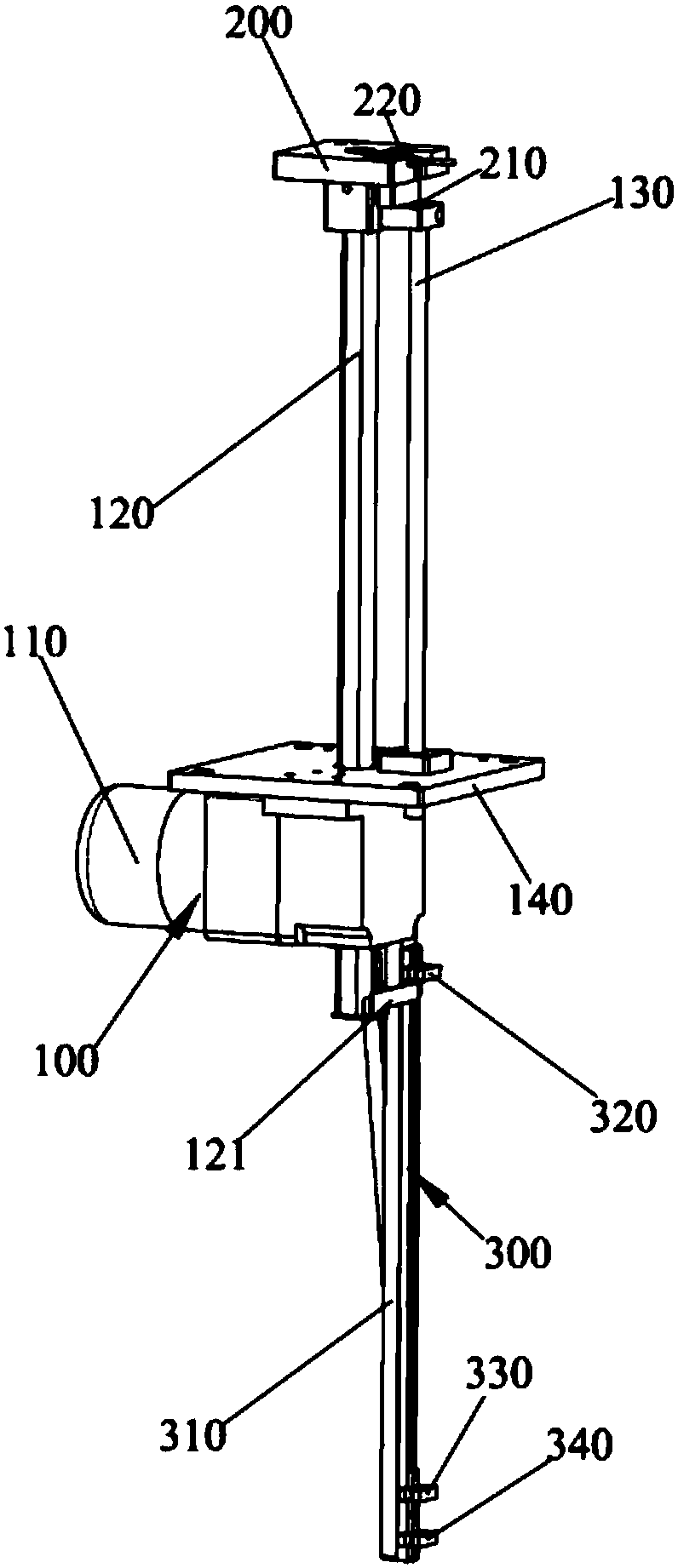 Discharging mechanism applied to bottle cap production