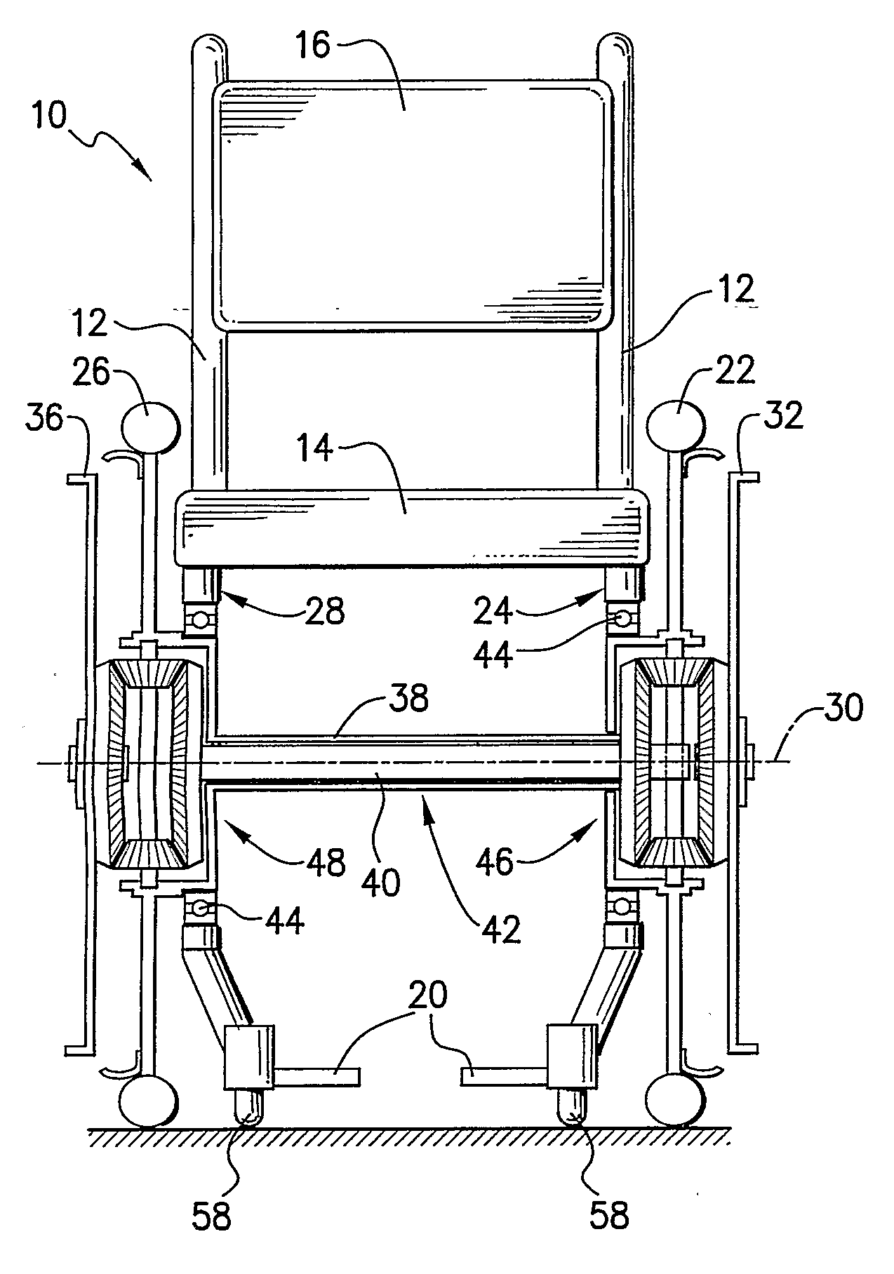 Manually Propelled Wheelchair Device