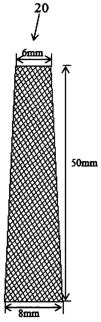 Sectional composite dense net structure carotid artery stent
