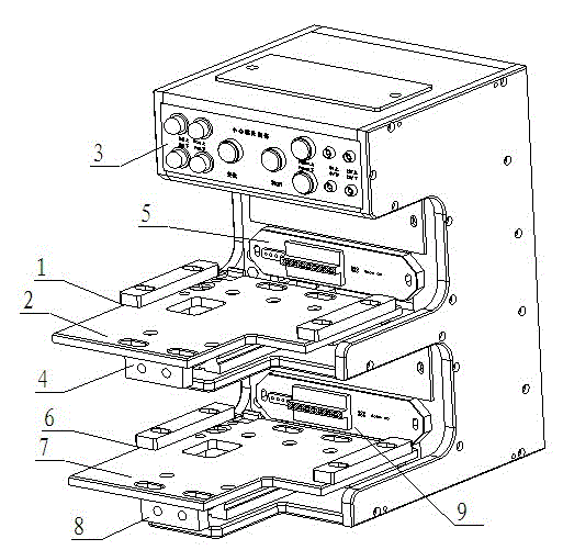 Working steps of optical disc driver testing device