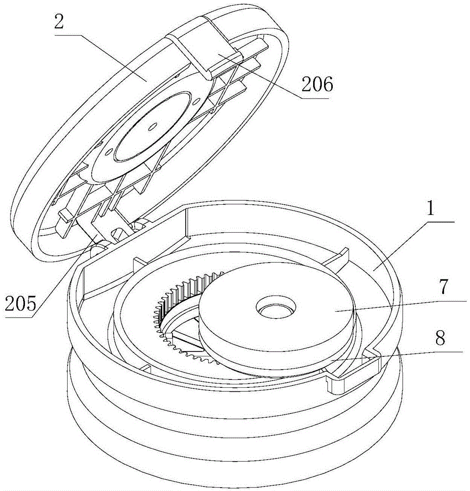 An optical fiber end face grinder