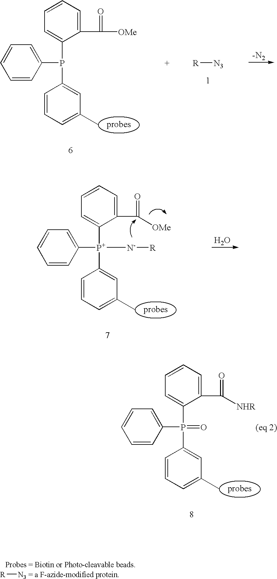 Methods and compositions for tagging via azido substrates