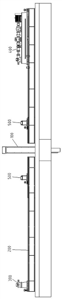 Hinged shaft support and test equipment