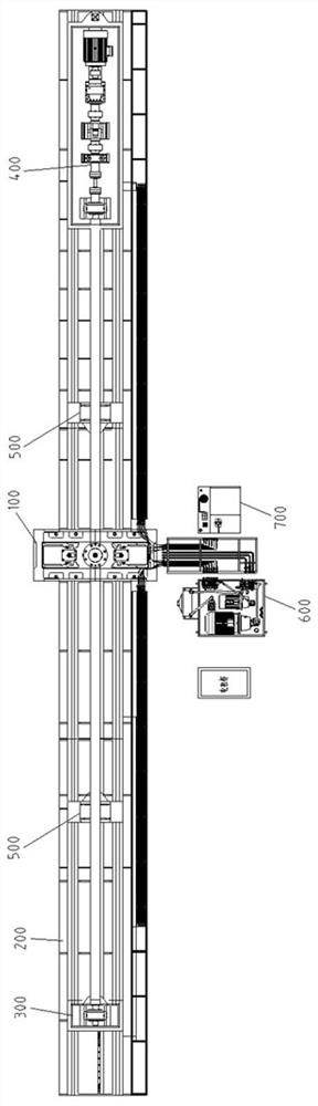 Hinged shaft support and test equipment