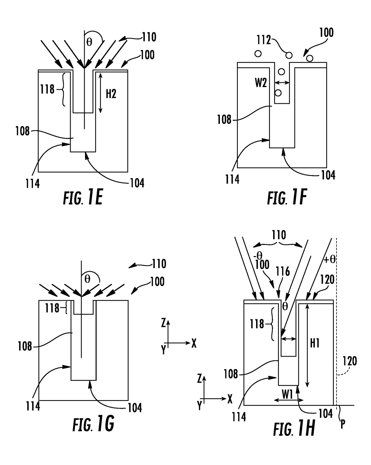 Filling a cavity in a substrate using sputtering and deposition