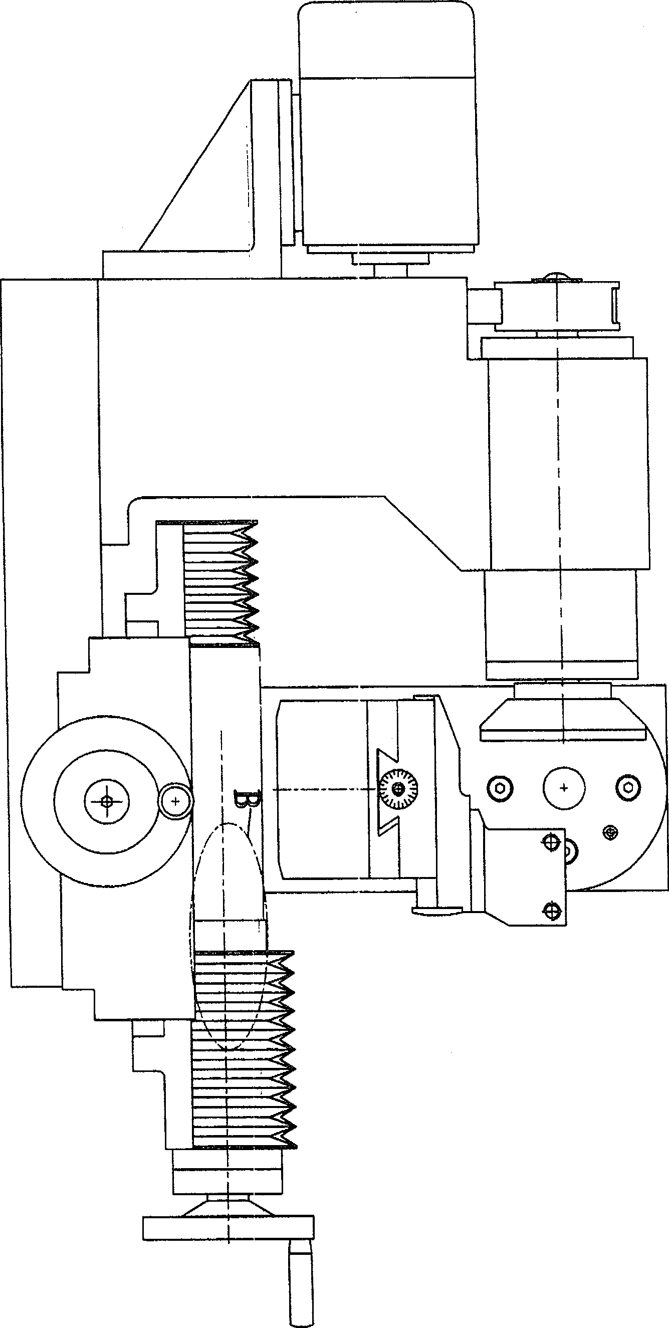 Knife tool arc edging device