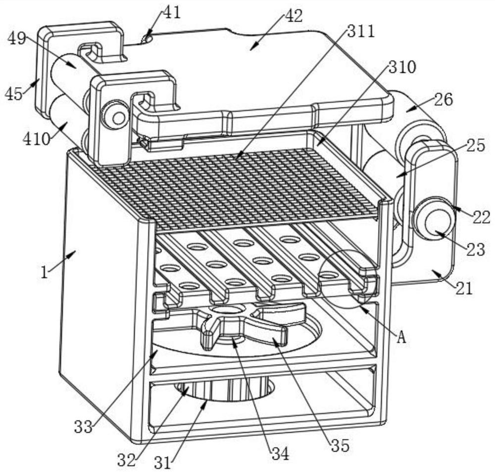 Paper stabilizing device for tobacco processing and using method of paper stabilizing device