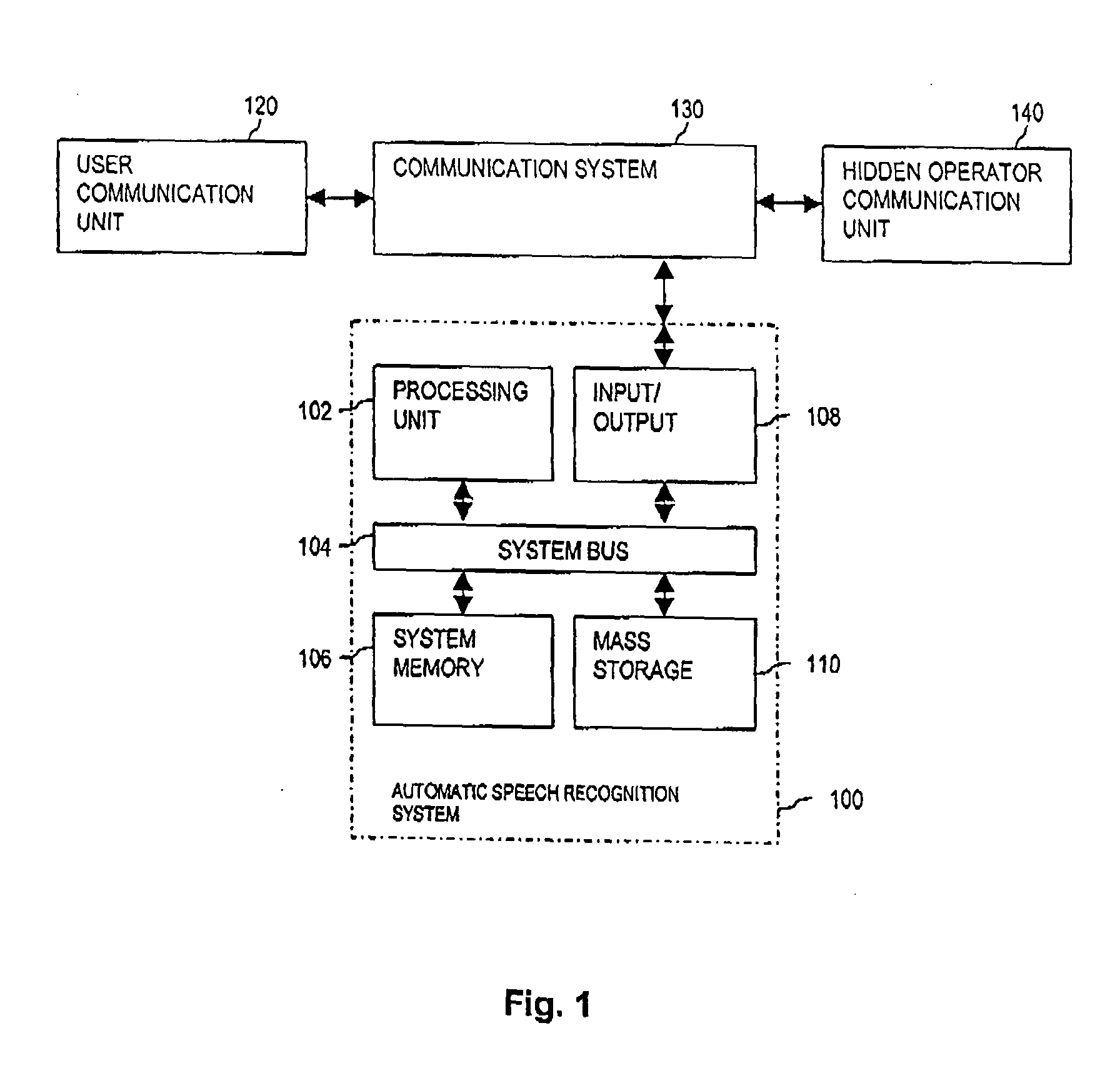 Speech recognition device