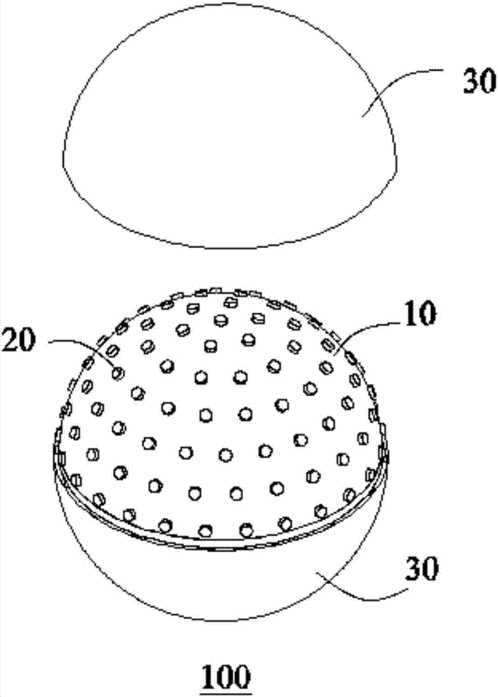 Spherical shell body and spherical robot