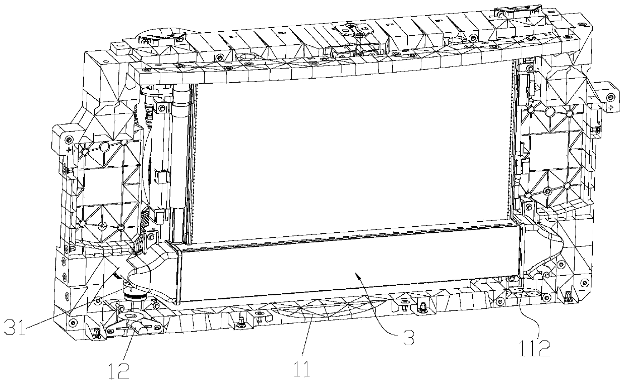 Automobile front end frame and automobile