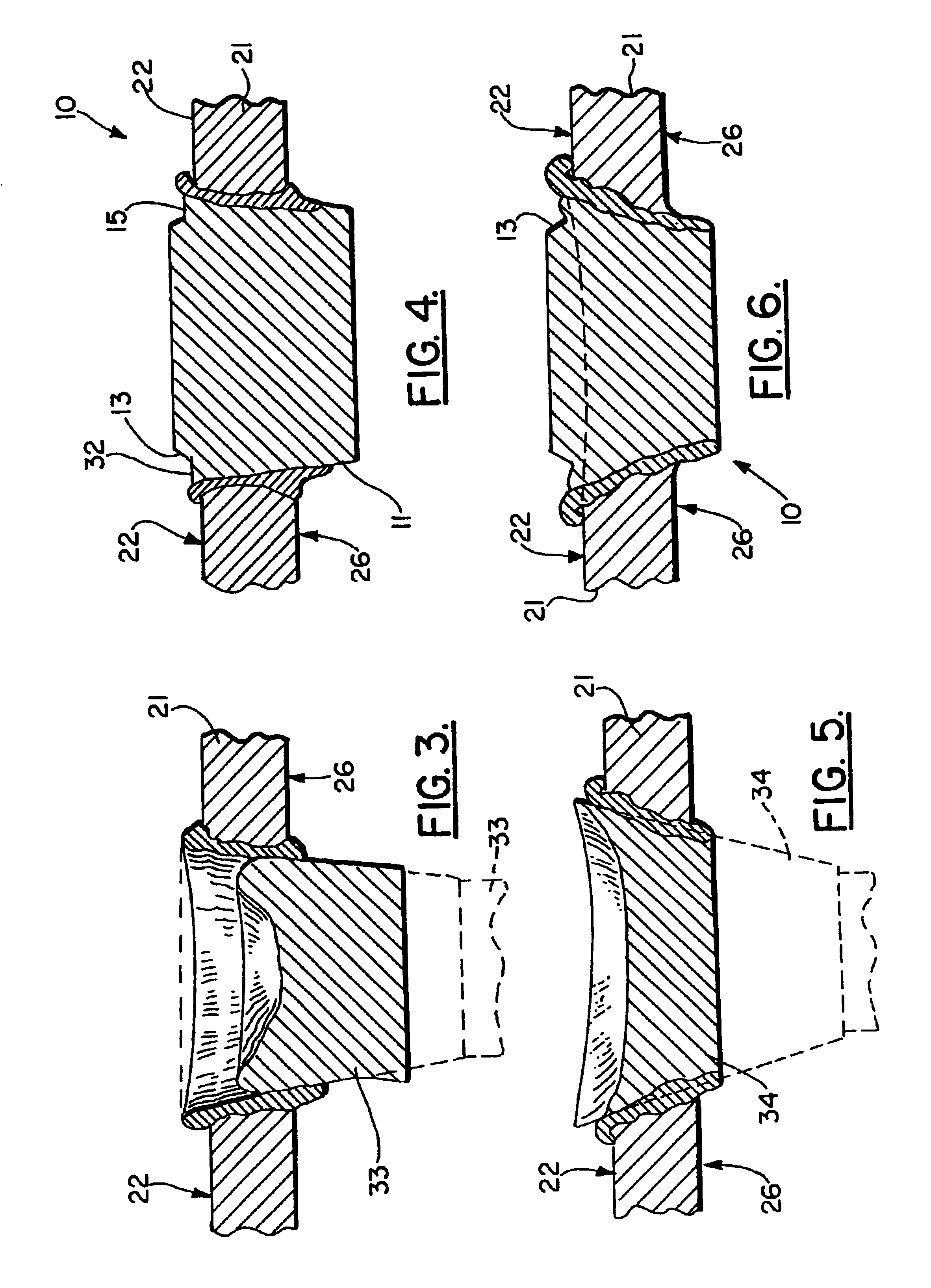 Friction pull plug welding: chamfered heat sink pull plug design