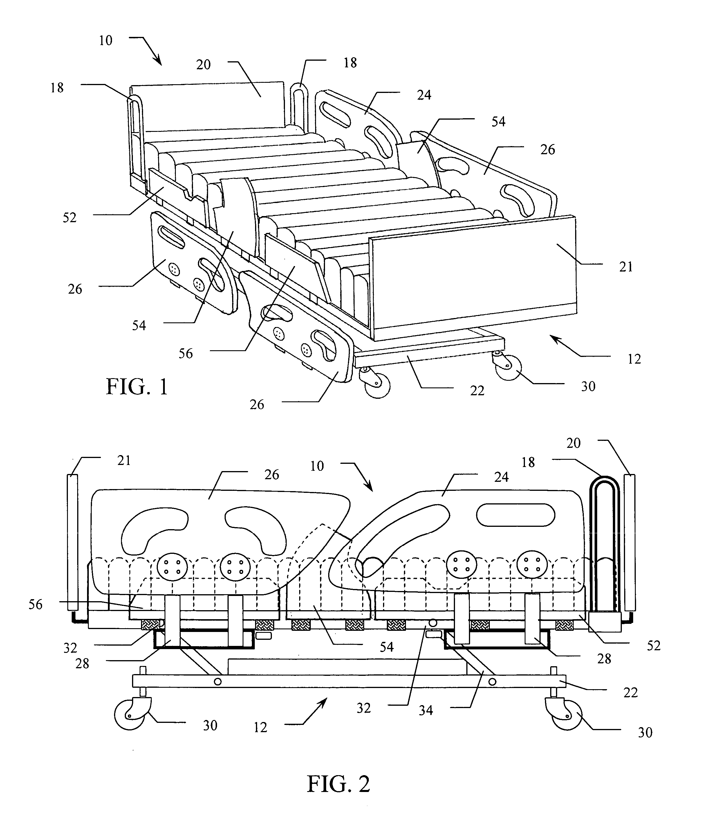 Side rail pad system for patient support apparatus