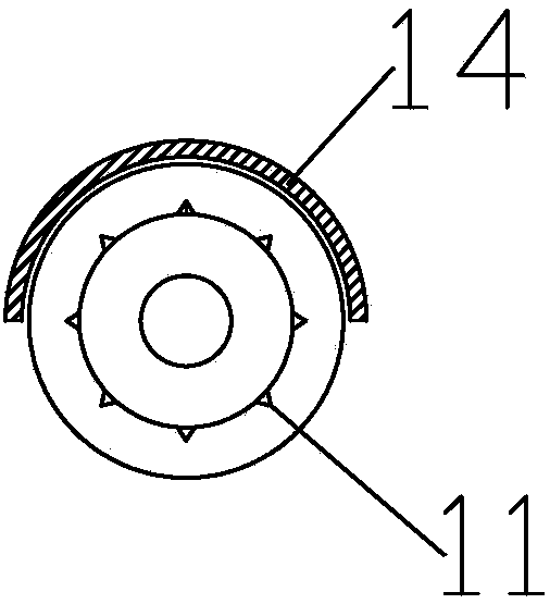 Blade type anti-winding fruit picking roller