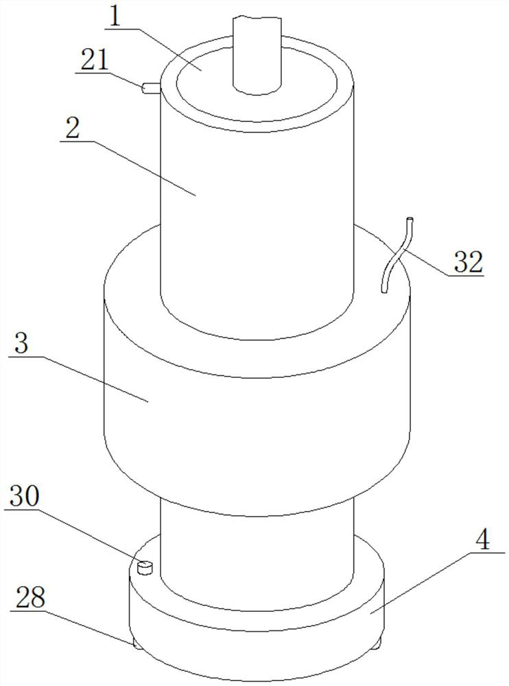 Improvement-based ink droplet charging small character nozzle device