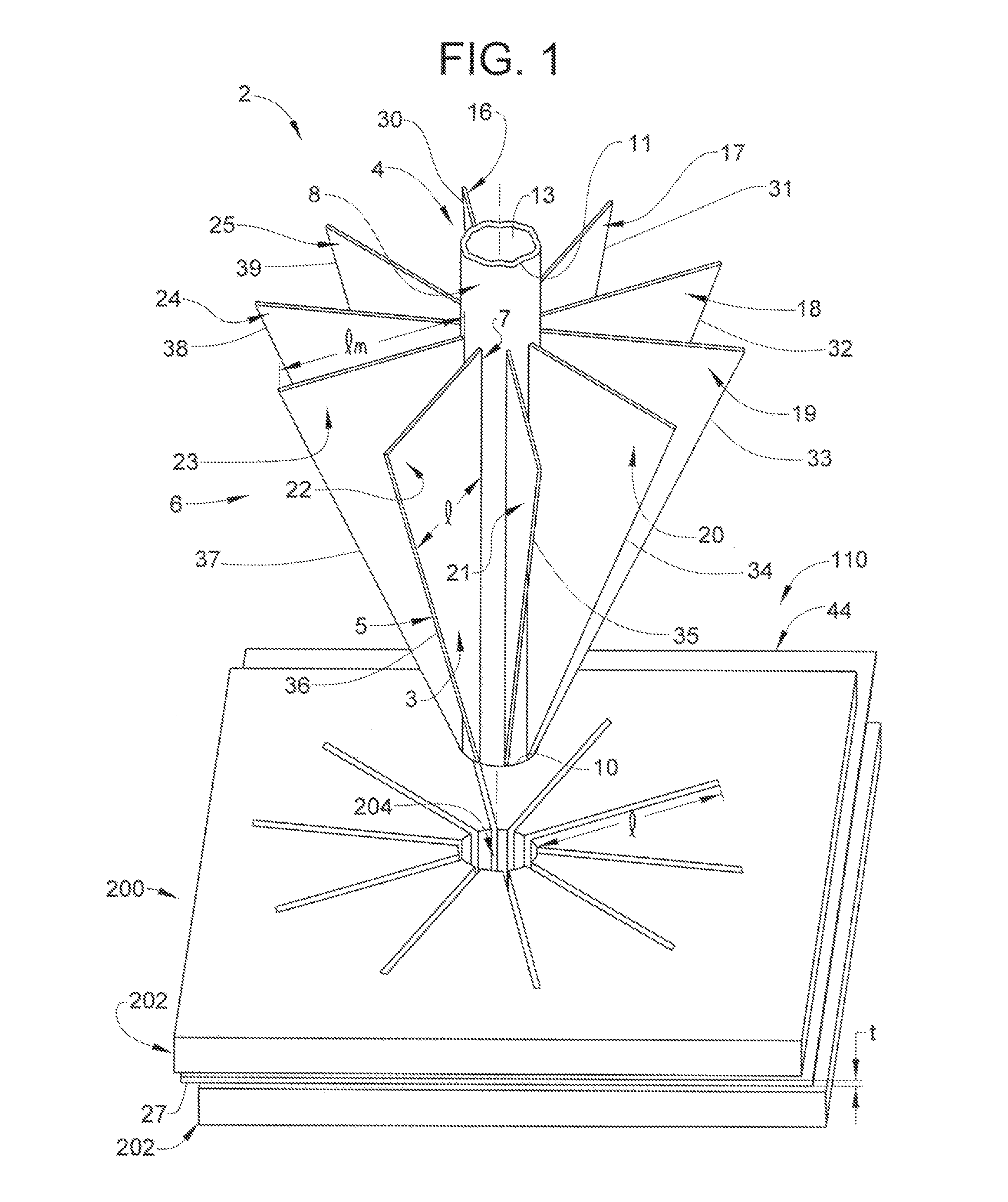 Elastic averaging alignment system, method of making the same and cutting punch therefor