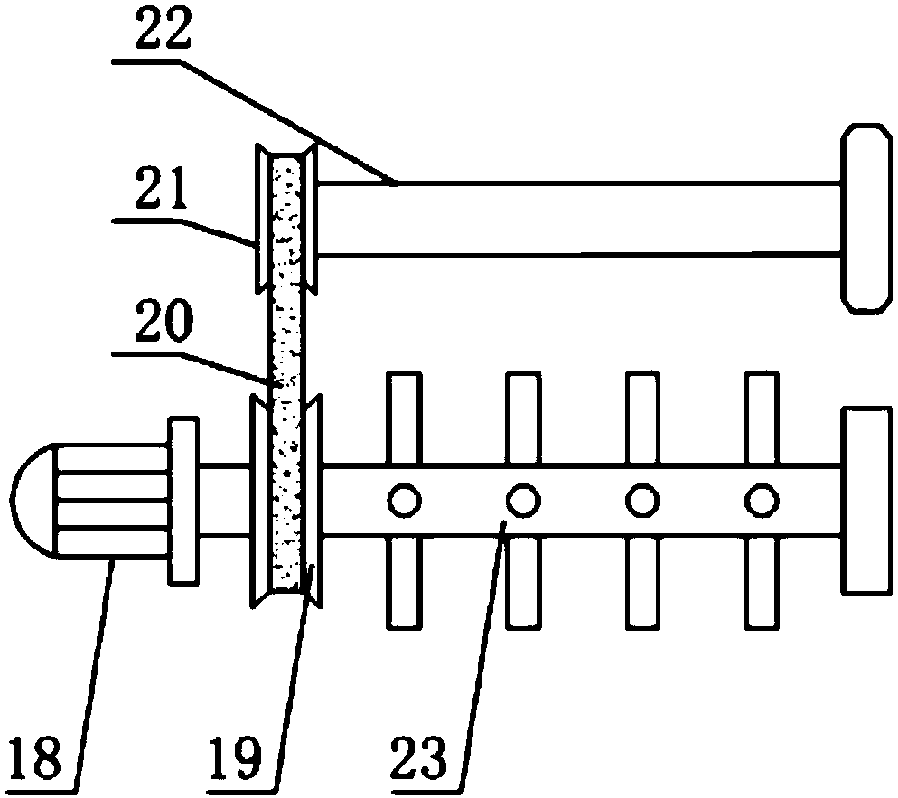 Ground washing device for breeding houses in animal husbandry and use method